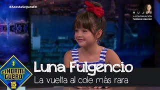 Luna Fulgencio y la vuelta al cole quotVa a ser un poco raro por ir con mascarillaquot  El Hormiguero [upl. by Neyud]