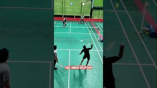 Badminton Fake Smash Deception Badminton Deceptionshot [upl. by Mita]