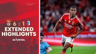 Extended Highlights SL Benfica 61 FC Vizela [upl. by Shaum]