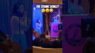 🛳😱Titanic Song for Cruiseship Karaoke🤔😳 omg ship titanic carnival cruise karaoke shorts [upl. by Colan755]