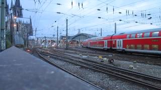 Bergung von zwei E Lok nach Blitzeinschlag in die Oberleitung Köln Hbf Hohenzollernbrücke [upl. by Flavius]