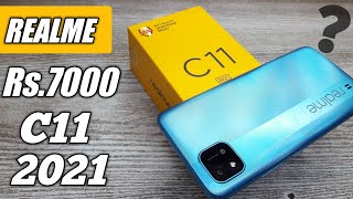 Realme C11 2021 Edition Blue Colour Unboxing [upl. by Suitangi]