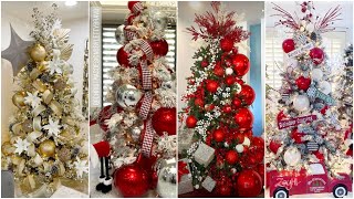 DECORACIÓN NAVIDAD 20232024🎄DECORACIONES NAVIDEÑAS ❄️ TENDENCIAS ❄️ ÁRBOLES DECORADOS 🎄 [upl. by Airotkiv]