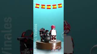 Model 3D 🏍️🔵🟥🟨 LEGO Karakter Pembalap MotoGP APRILIA Racing Maverick Viñales [upl. by Sessler]