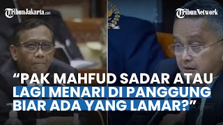 Mahfud Ditanya Trimedya Sadar atau Lagi Menari di atas Panggung Supaya Ada yang Melamar [upl. by Ellenad]