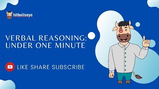 Verbal Reasoning  Fact Inference Judgement  Under One Minute [upl. by Carmelina]