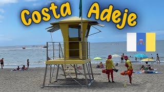 Walk along the Fanabe promenade  Costa Adeje  Tenerife  Canary Islands  Walking Mango 4K Tour [upl. by Raybin]