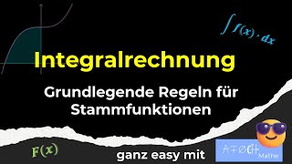 Grundlegende Regeln für Stammfunktionen [upl. by Darrill929]