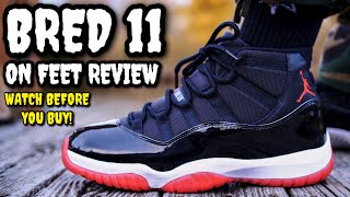 Air Jordan 11 BRED 2019 REVIEW amp ON FEET WORTH 220  2012 Comparison [upl. by Yasnyl]