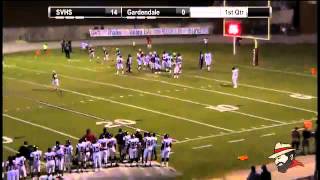 Gardendale 12 Zach Cupps 12yd TD run [upl. by Yenaiv886]