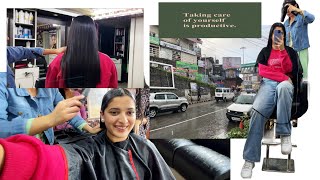 Hair treatment🥰rebonding haircare dailyvlog matrix shimla [upl. by Micheal296]