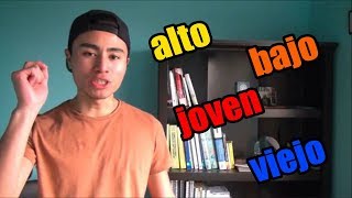 Como DESCREVER pessoas e coisas em espanhol [upl. by Akel]