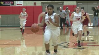 Struthers Girls hold off Mooney Wildcats advance to Districts [upl. by Coridon]