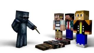 asdf Movie Minecraft Version  quotStandingUp Schoolquot  FrediSaalAnimations [upl. by Kenti]