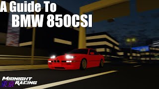 A Guide to BMW 850CSi  Midnight Racing Tokyo [upl. by Ahsitra]