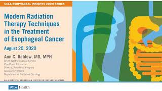 Modern Radiation Therapy Techniques in the Treatment of Esophageal Cancer  Ann C Raldow MD MPH [upl. by Heyer]