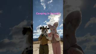 Fursuit with whimsicalnewt8 fursuit furry therian fyp camping [upl. by Bruell]