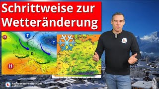 Schrittweise zur Wetteränderung erst mehr Tiefs dann Winteroptionen nächste Woche [upl. by Ardaid]