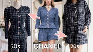 ENG샤넬 스타일 트위드재킷 만들기 50대와 20대의 트위드 셋업 tweed jacket [upl. by Nnylyrehc391]