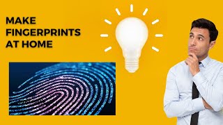 How to make fingerprint at home Without Ink and Inkpad or any electronic device [upl. by Nylime]