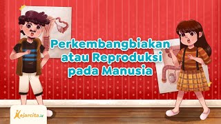 Perkembangbiakan atau Reproduksi pada Manusia  Materi IPA SMP [upl. by Yeldarb]