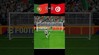 Portugal vs Türkiye  FINAL  Penalty shoot  fifa world cup 2026  realistic pes gaming👍  shorts [upl. by Emera]