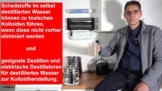 destilliertes Wasser herstellen für Kolloide [upl. by Mallory]