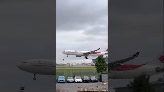 Heavy Arrivals at Heathrow Airport ✨ aviation plane planespotting heathrow [upl. by Silma]