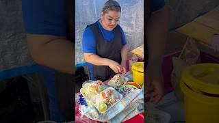 Tostadas y tacos con chanfaina en el tianguis tostadas tacos chanfaina viral parati [upl. by Gratia]