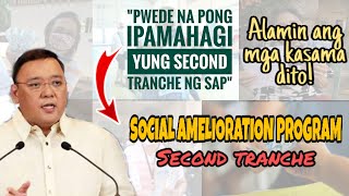 Update SAP  Distribution ng Second Tranche  DSWD Social Amelioration Program [upl. by Pliske]