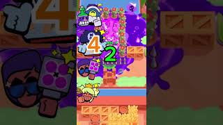 barley vs Darryl vs Mandy vs Brock brawlstars brawlergame brawlstarsbrawler heist 1v1challenge [upl. by Nossaj464]