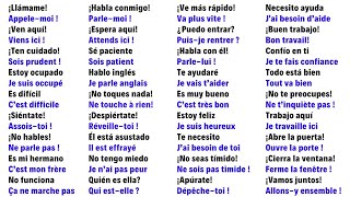 Écoutez ces 100 Phrases pour Parler Espagnol comme un Natif [upl. by Fayina]