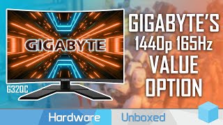 Gigabyte G32QC Review A Strong Value 1440p 165Hz Gaming Option [upl. by Yrocej34]