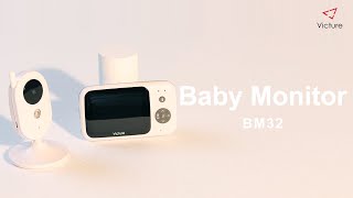 BM32  How to Set the Functions of Victure Baby Monitor ？ [upl. by Noiro980]