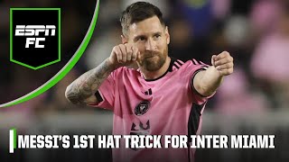 Lionel Messi scores hat trick in Inter Miami’s final game of MLS regular season  ESPN FC [upl. by Cody]