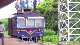 Maintenance work of Overhead Catenary System  Indian Railways OHE Maintenance Car [upl. by Kam]