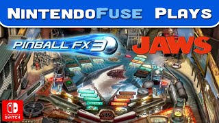 Pinball FX3 Jaws Table  Gameplay on Nintendo Switch [upl. by Shaner]