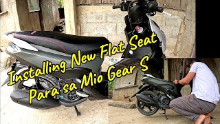 Installing flat Seat para sa Mio Gear S [upl. by Lebanna]