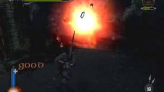 Lord of the Rings The Two Towers PS2 Walkthrough  11  Helms Deep Breached Wall 12 [upl. by Cerelly]