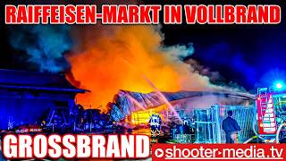 🔥🔥 GROSSBRAND VOLLBRAND RAIFFEISENMARKT mit DÜNGEMITTEL 🔥🔥  Großeinsatz in Drevenack [upl. by Lotsirhc]