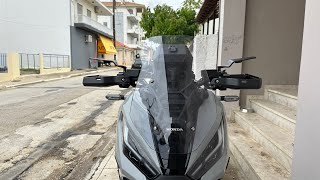 HONDA X ADV 750 Stealth Mirrors installation RIZOMA COPY [upl. by Akinoj886]