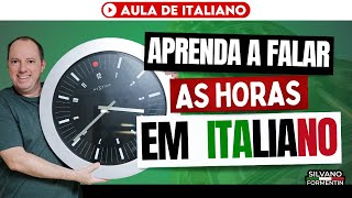 Aprenda a falar as horas em italiano  Aula de italiano [upl. by Nev]