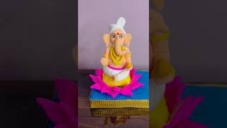 Diwali special lakshmi ganesh idol making  clay 🌸 youtubeshorts shorts diwali ganesh clay [upl. by Romalda345]