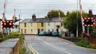 Stowmarket Regent Street Level Crossing Suffolk [upl. by Isador]