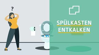 Spülkasten entkalken So gehts  GCP Ratgeber mit Audiodeskription [upl. by Notsud279]