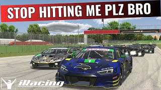 iRacing  Entitled Driver Cant Overtake Clean  GT3  Imola [upl. by Gnuy]