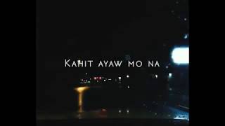 Kahit ayaw mo na by this band  acoustic cover  Kristoffer dela vega [upl. by Rosati]