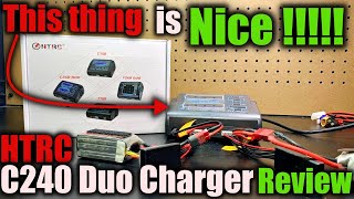 This Charger Is Awesome HTRC C240 Duo Review [upl. by Assilem]