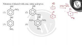 Nitration of phenol with concentrated nitric acid gives [upl. by Neerhtak203]