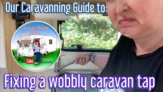 Fixing a wobbly caravan tap [upl. by Erlinna]